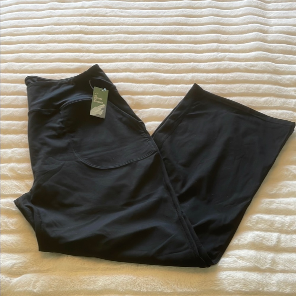 New with tags Willit Classic Black High-Rise yoga Wide Leg Pants, size XXL - Picture 11 of 15